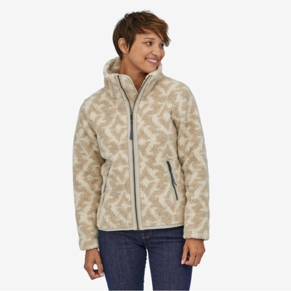 Patagonia Women's Divided Sky Fleece Jacket Field Geo Pumice New Size XS - Picture 3 of 16